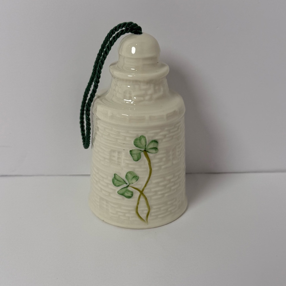Belleek Ireland # B2622 HOOK HEAD LIGHTHOUSE Christmas Ornament